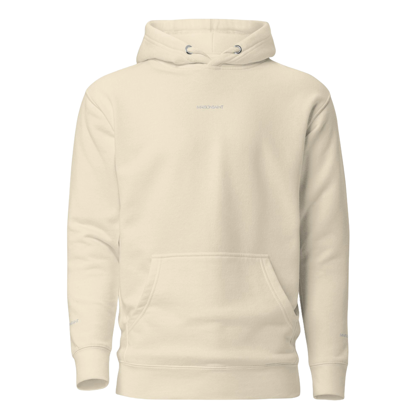 Signature Hoodie - White Embroidered