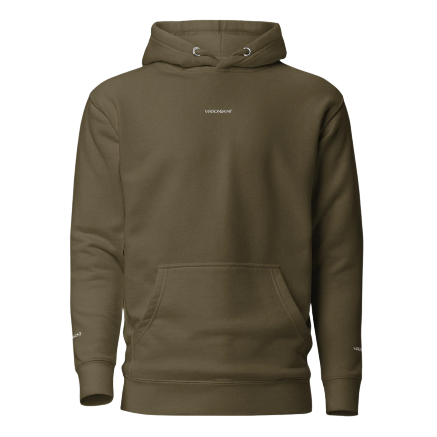Signature Hoodie - White Embroidered