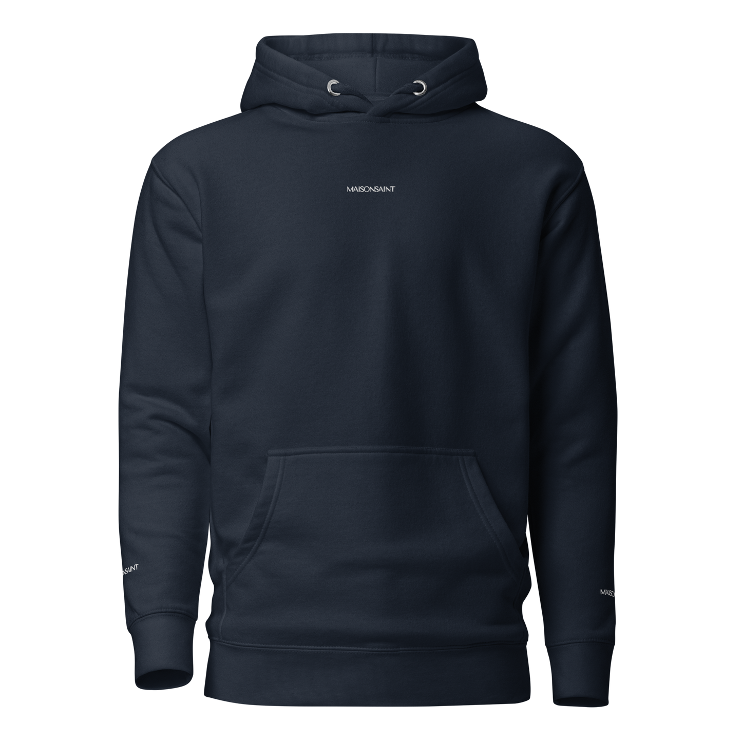 Signature Hoodie - White Embroidered