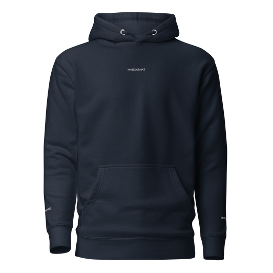 Signature Hoodie - White Embroidered
